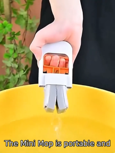 New Portable Cleaning Mini Mop  Self-Squeeze Sponge Mop For Desktop Floor Bathroom Kitchen Glass Car