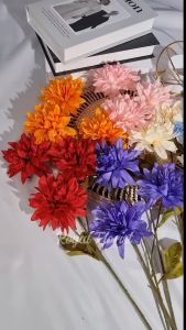 Bunga Anemone Artificial 3 Cabang/Bunga Hias Dekorasi Tangkai Panjang (NK-125)