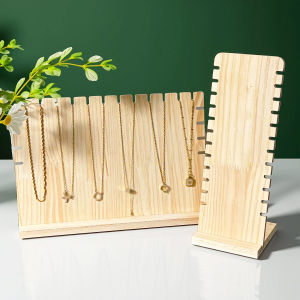 1pc Wooden necklace display rack independent jewelry storage rack bracelet and pendant holder jewelry rack