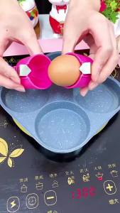 ZEO Portable Egg Opener Topper Cutter Egg Separator Eggshell Remover for Household Kitchen Gadgets