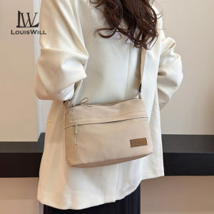 LouisWill กระเป๋าผู้หญิงกระเป๋าสะพายไหล่แข็งกระเป๋ากันน้ำข้ามร่างกายกระเป๋าความจุขนาดใหญ่น้ำหนักเบาสายรัดพาดไหล่ปรับได้แบบพกพาสำหรับการเดินทางช้อปปิ้งกลางแจ้ง