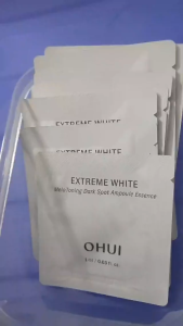 10 Gói Tinh Chất Dưỡng Trắng Da OHUI Niacinamide 5% White Extreme Mela Toning Dark Sport 1ml