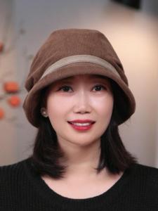 ฤดูใบไม้ร่วง สินค้ามาใหม่ ผ้าลูกฟูก หมวกชาวประมง สไตล์เกาหลี ผู้หญิง หลากหลาย หมวกทรงหนา อุ่น หมวกทรงอ่างล้างหน้า ลำลอง หน้า พรางหุ่น