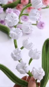 ( Có làm sẵn) Set nguyên liệu kèm hướng dẫn làm chậu hoa mini bonsai cực xinh đồ handmade hoa kẽm nhung