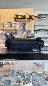 BMX Cycle Center Exonomad brand Bicycle Frame bag Black Cordura Fabric Fits Bike frames for Gravel Mtbikes BMX Bikes Spacious Compartment