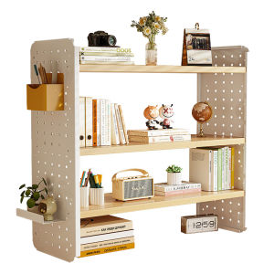 WEIAI | Desk Organizer Mounting Board with Accessories for Bookshelf Storage No Drilling Required