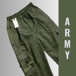 Celana cargo anak tanggung umur 7-13 thn loose panjang wanita korean style fashion anak masa kini