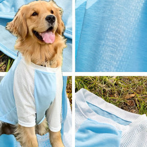 Lightweight Breathable Dog Vest Summer Spring Autumn Sun Protection Pet Clothes Casual Style Dog Shirt Four Legs Clothing