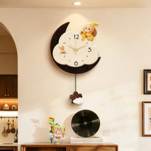 ZEDUO | Creative Silent Electronic Star People Wall Clock