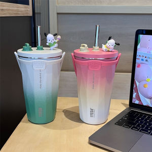 Tyeso 600ml Tumbler Stainless Steel Coffee Thermos Cup Car Insulated Bottle Leak-Proof Thermos Double Wall Cafe Cup Vacuum Flask