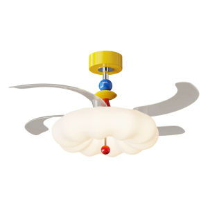 DGY | Cream Style Invisible Blade Full Spectrum Eye Protection Pendant Fan Light