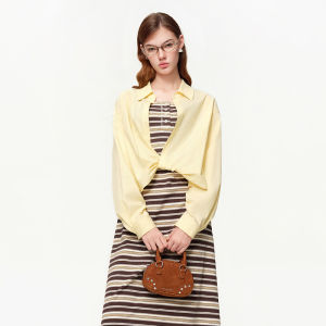 DUSHU | Stylish Sandwich Cookie Design Sleeveless Dress Set