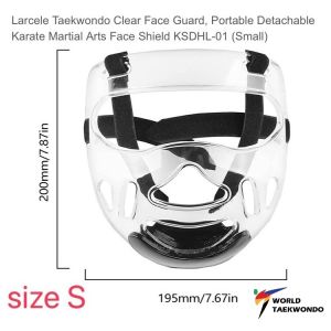 แท้100% หน้ากากเทควันโดสำหระบติดกับ เฮดการ์ด หมวก Taekwondo Face Shiled for head gear หน้ากาก ป้องกันใบหน้าสําหรับ เทควันโด คาราเต้ มวย เทควันโด้