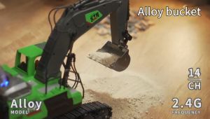 HENGJIAN RC EXCAVATOR ALLOY METAL KONSTRUKSI BEKO PUTAR 680 REMOTE CONTROL 1:12 1:14 2.4GHZ 12CH 14CH SPRAY ADA ASAP