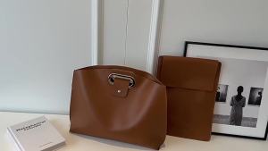 Black Simple Leather Tote Bag for Woman with Wallet Versatile Fashion Coin Purse Large Handbag with Card Holder 13.3 inch