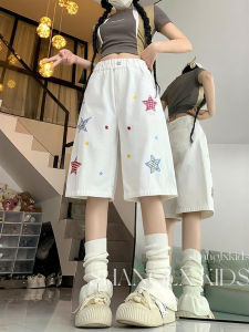 SHANGLEXIONG | Quần Short Nữ Mỏng Màu Trắng