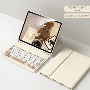 MENGMU | Bàn Phím Bluetooth Tương Thích Vỏ iPad Có Giá Đựng Bút 10.9inch