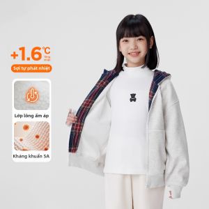 zosee | Áo Khoác Nỉ Dày Có Mũ Cho Bé Gái