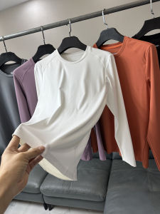 Outdoor Mens Long Sleeve T-Shirt Laser Perforated Casual Breathable Quick Dry Spring Autumn Versatile Comfortable Sporty Style