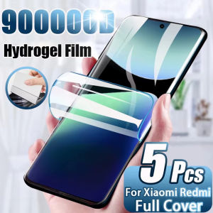 5PCS Full Cover Screen Protector For Xiaomi Redmi Note 15 Pro Plus 14C 15C 13C 10T 9 Note 13 14 10 12 11 Pro 11S Hydrogel Film