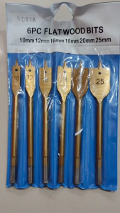 QBLADE Mata Bor Kipas Set Mata Bor Kayu Kipas Set Kuning 3082B