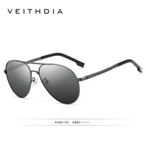 VEITHDIA Polarized Sunglasses UV400 for Men And Women Outdoor Hunting Fishing Driving Bicycles Eyeglasses Designer Brand DY2482