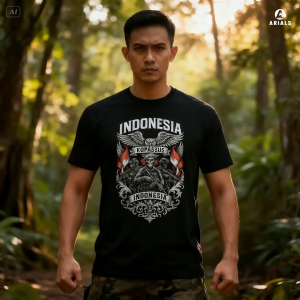 Arials Kaos Baju Kopassus Indonesia