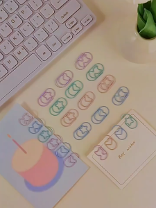 Love paper clip metal paper clip file clip