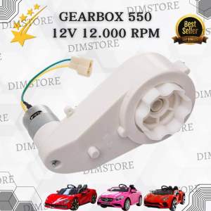 Sparepart Gearbox 550 Mobil Mainan Aki Anak 12V – 12.000 RPM Mesin Penggerak Roda Mobil Mainan Aki PMB PLIKO UNIKID EXOTIC PASIFIC YUKITA JEEP SPEEDS