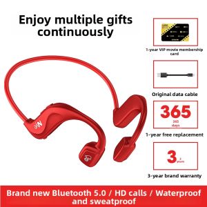 SENXUN | Bone Conduction Wireless Bluetooth Headphones for Sports Long Battery Life