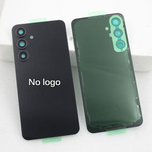 Battery Housing Cover Case For Samsung S24 FE S24FE 5G Glass Rear Door Shell Panel Repair Parts With Camera Lens