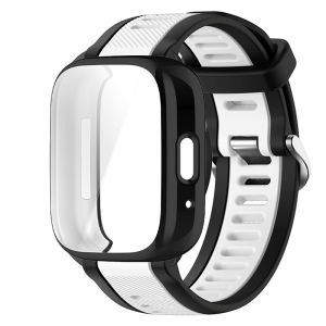 Vỏ Bảo Vệ Màn Hình Redmi Watch 3 Active/Lite Kèm Dây Đeo Silicon Vòng Đeo Tay Bảo Vệ Hai Màu Cho Phụ Kiện Đồng Hồ Xiaomi