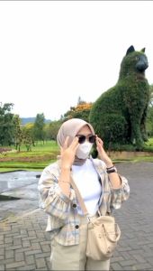 KEMEJA KIMBERLY OVERSIZE FLANEL SHIRT WANITA BEST SELLER