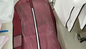 Cover Gaun Pengantin Pelindung Gaun Bridal Anti Debu Cover Baju+Tali
