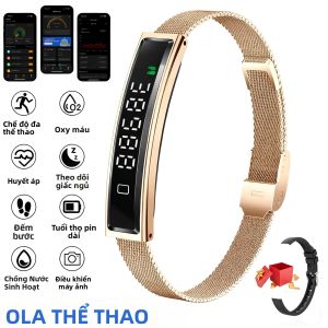 Đồng Hồ Thông Minh Chống Nước Với Điều Khiển Bằng Cử Chỉ Theo Dõi Nhịp Tim & Oxy Trong Máu Giấc Ngủ Máy Đếm Bước Chân - Đồng Hồ Thông Minh Thể Thao 2025