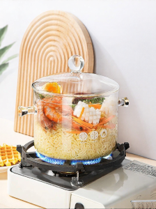 Multifunctional Heat-Resistant Glass Pot