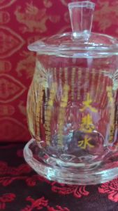 Great Compassion Mantra Crystal Cup Crystal Holy Water Cup Crystal Holy Water Cup for Pray
