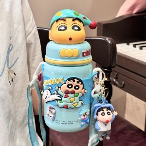 Cốc Nước Cách Nhiệt Dễ Thương Dành Cho Nữ Cốc Đựng Nước Đi Học Cốc Đựng Nước Di Động Cốc Đựng Nước Có Van Nắp Cốc Bằng Thép Không Gỉ