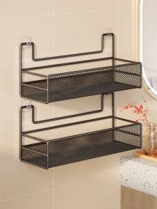 Wall-Mounted No-Drill Bathroom Storage Rack