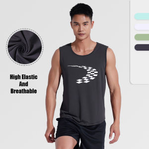 Luoke Summer Thin Sports Quick Drying Tank Top Mens Moisture Wicking Sleeveless Loose Relaxed Fitness Training Running Vest