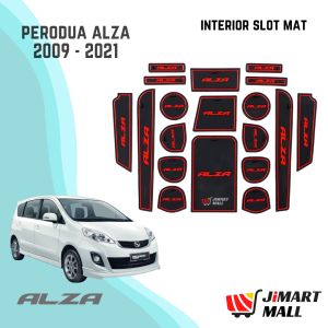 PROTON NEW PERSONA 2016 INTERIOR SLOT MAT Protector Cover Car Carpet Mattress Storage Decoration Drinks Coaster Rubber Floor Mat 汽车储物垫