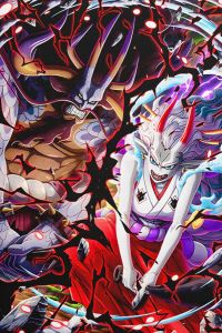 Bandai | 5D DIY Diamond Painting Luffy Nami Full Drill Diamond Art Kit Anime Rhinestone Mosaic Cross Stitch Wall Decor for Living Room