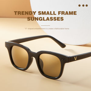 OQ BOGA 8 Styles Golden V Design Women Men Fashion Square Frame Sunglasses Full Rim Sun Glasses