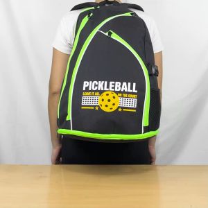 Balo đựng vợt Pickleball TennisCầu Lông 6 Ngăn Riêng Biệt( Có Ngăn Giày Riêng) Kích thước 48 x 31 x 175cm