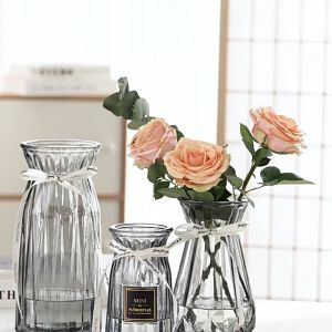 Glass Vase Creative Decoration Vase Ins Vase Nordic Style Ceramic Vase Home Decoration Hall Glass Ceramic Vase d Flower Vase Home Decor