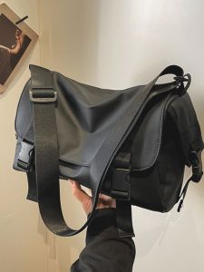 Casual Large Capacity Crossbody Bag Fashionable Sporty Single Shoulder Versatile Mail Carrier Backpack Storage Organizer