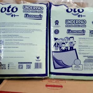 Perlak Dewasa Sekali Pakai - Underpad Oto 60 × 90 Cm Isi 10 Pcs
