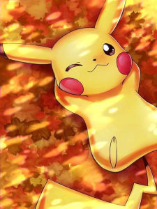 Bandai | Anime Pokemon Nhân Vật Pikachu Tranh Sơn Dầu Hiện Đại Trang Trí Treo Tường Unframed Quà Tặng Cho Phòng Khách Phòng Ngủ