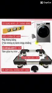 Chân Kê Tủ Lạnh Máy Giặt Thông Minh Đa Năng - Kệ Kê Tủ Lạnh Máy Giặt Cao Cấp Điều Chỉnh Được Kích Thước