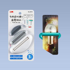 Manual Hand Press Cosmetic Sample Slab Toothpaste Squeezer Hair Dye Cream Stick Press for Home Bathroom And Personal Use